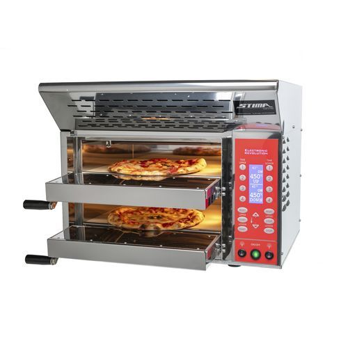 Four à pizza professionnel - VP2 REVOLUTION - S.T.I.M.A. S.R.L. - électrique / à convection / pose libre