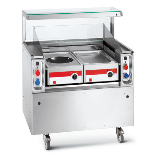 Cuisine professionnelle en inox - FRESH&SMART - SALVIS AG - compacte / pour commerce