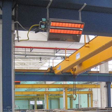 Panneau rayonnant céramique - C-RADPLUS DM - SIABS S.r.l. - à gaz / de plafond / industriel