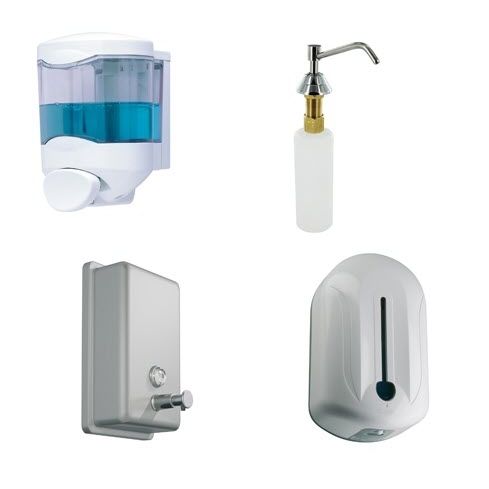 Distributeur de gel hydroalcoolique mural - LMDSA - SOFINOR SAS - automatique / distributeur de savon / en acier inoxydable
