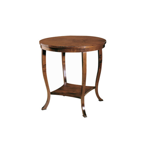Table d'appoint classique - TABEIROS - ACANTO - en noyer / en placage de bois / avec piètement en bois