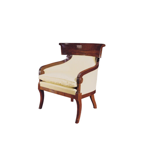 Fauteuil classique - CILSA  - ACANTO - en tissu / en cuir / en hêtre