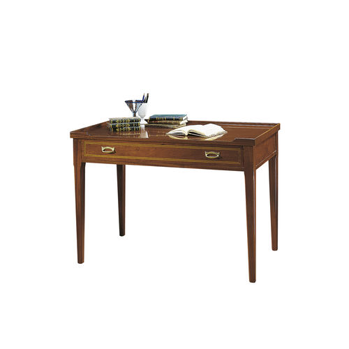 Bureau sur pied - CAMACHO - ACANTO - classique / en placage de bois / en noyer