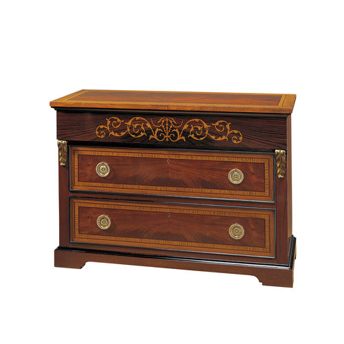 Commode classique - MOTRIL - ACANTO - en placage de bois / en acajou / avec tiroir