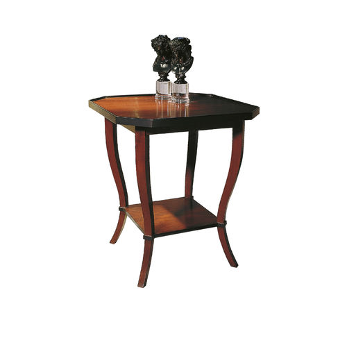 Table d'appoint classique - CARES - ACANTO - en placage de bois / avec piètement en bois / carrée