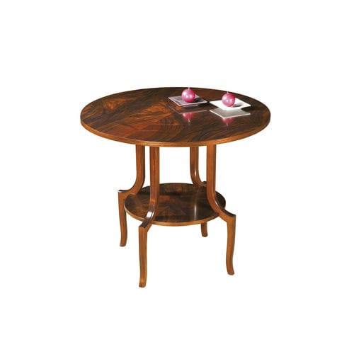 Table d'appoint classique - DAROCA - ACANTO - en noyer / en placage de bois / avec piètement en bois