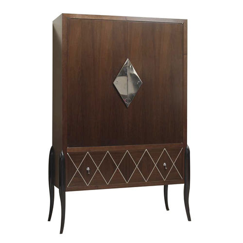 Meuble bar classique - MOMA  - ACANTO - en placage de bois / avec porte battante / haut de gamme
