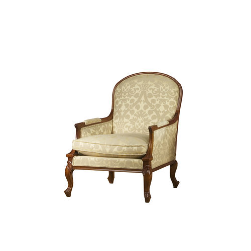 Fauteuil classique - MONFORTE - ACANTO - en tissu / en hêtre / à coussins