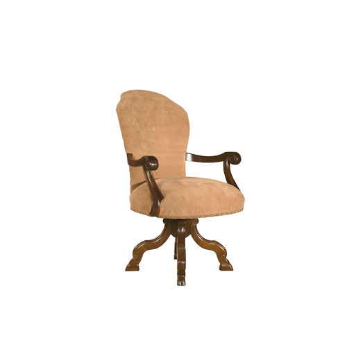 Fauteuil de bureau classique - ALGARVE - ACANTO - en tissu / en hêtre / beige