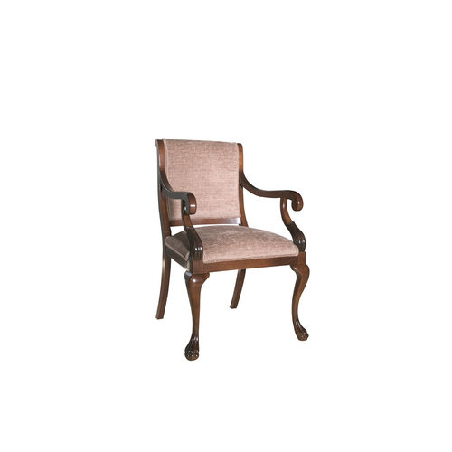 Fauteuil de bureau classique - CARVALLO - ACANTO - en tissu / en hêtre / rose
