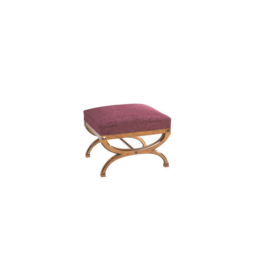 Tabouret classique - OROPESA - ACANTO - en tissu / avec piètement en hêtre / tapissé