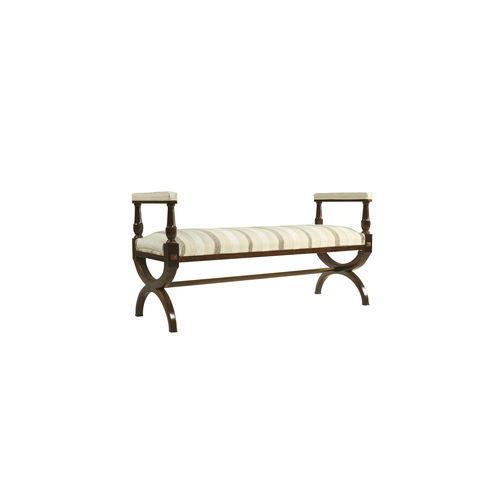 Banquette classique - AYORA - ACANTO - en tissu / avec piètement en hêtre / en hêtre
