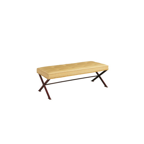 Banquette classique - PEGO - ACANTO - en tissu / avec piètement en hêtre / en hêtre