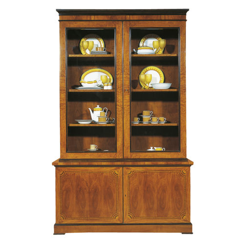 Vaisselier classique - VIENA - ACANTO - en placage de bois