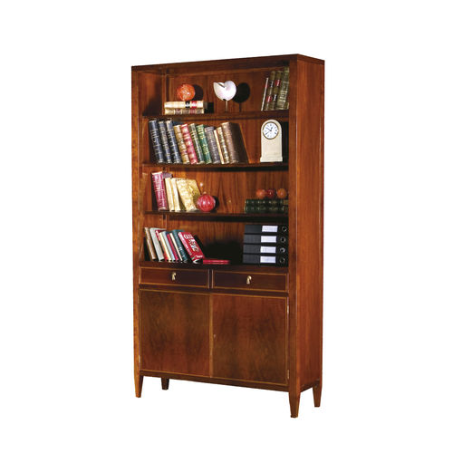 Bibliothèque classique - POTTERS - ACANTO - en noyer / en placage de bois / avec rangement