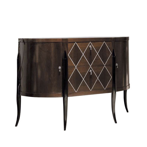 Commode sur pieds hauts - MOMA - ACANTO - classique / en noyer / en placage de bois