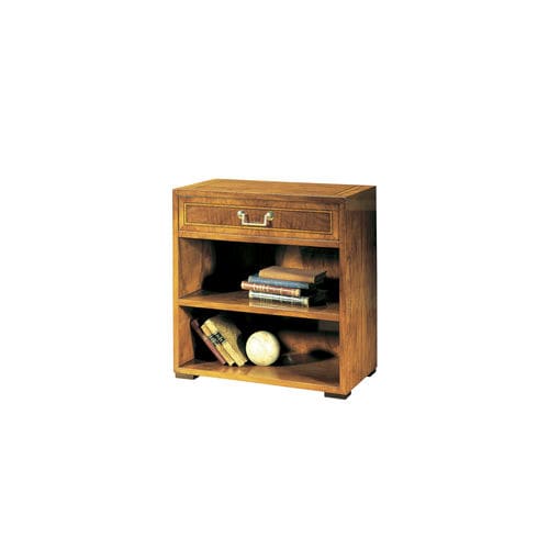Table de chevet classique - BENASAU  - ACANTO - en placage de bois / avec piètement en bois / rectangulaire