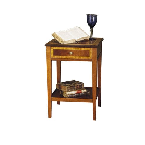 Table de chevet classique - PRADILLA P. - ACANTO - en noyer / en placage de bois / avec piètement en bois