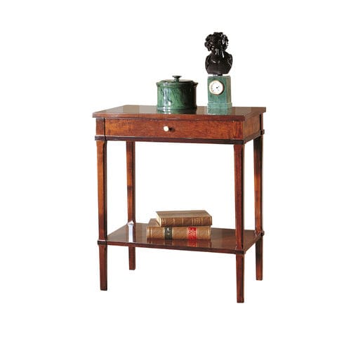 Table de chevet rectangulaire - LAGUNA Rect. - ACANTO - classique / en noyer / en placage de bois