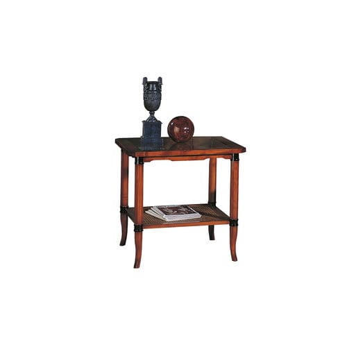 Table d'appoint classique - ALZIRA - ACANTO - en placage de bois / avec piètement en bois / carrée