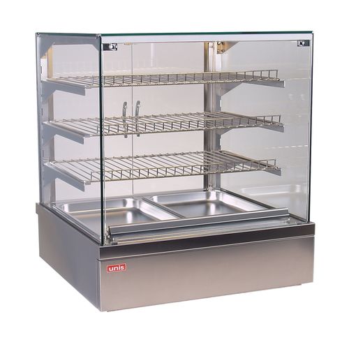 Vitrine chauffante comptoir - THAYA HOT - UNIS COOL - visible / professionnelle