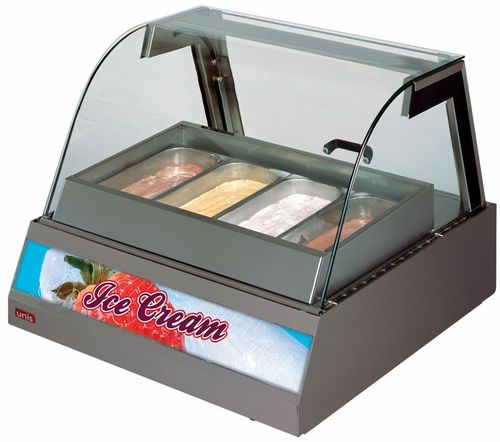 Vitrine réfrigérée à poser - KENTUCKY - UNIS COOL - pour commerce / avec éclairage / à glaces