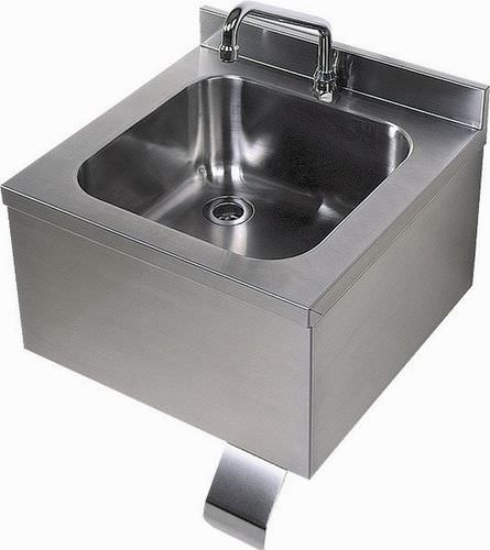 Rince-mains suspendue - UNIS COOL - rectangulaire / en métal / professionnelle