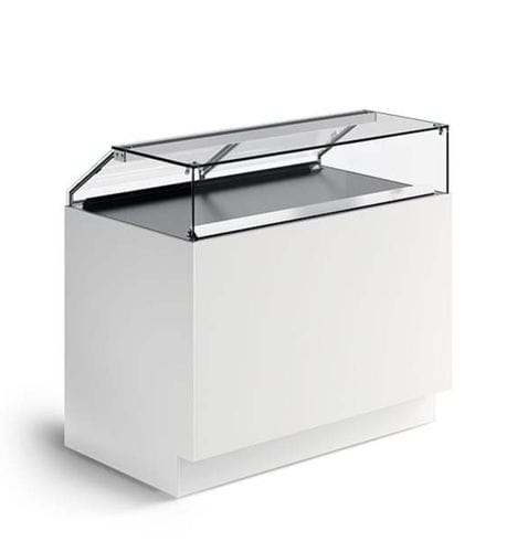 Vitrine réfrigérée comptoir - CIAM S.P.A. - pour pâtisserie / en inox / blanche