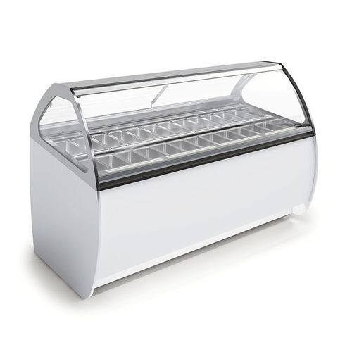 Vitrine réfrigérée comptoir - ECLIPSE - CIAM S.P.A. - pour commerce / en inox / à portes coulissantes