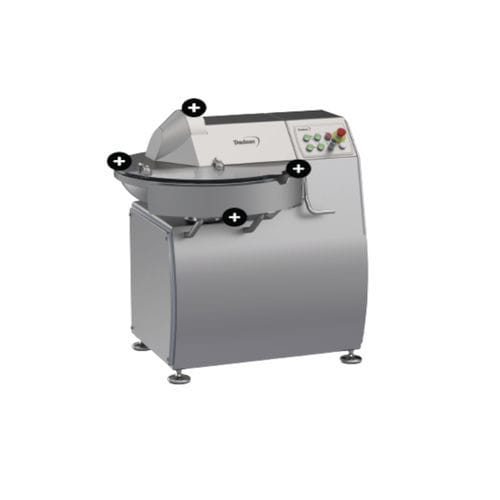 Cutter professionnel - TITANE 45 V - DADAUX SAS - automatique / de découpe / à viande
