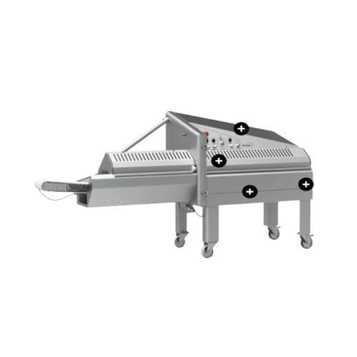 Cutter professionnel - ICONE 1100 WITH BAND - DADAUX SAS - automatique / hacheur / à viande