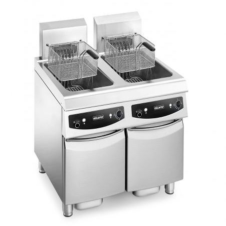 Friteuse électrique - NE-M 200+200 - ELFRAMO SPA - professionnelle / sur pieds