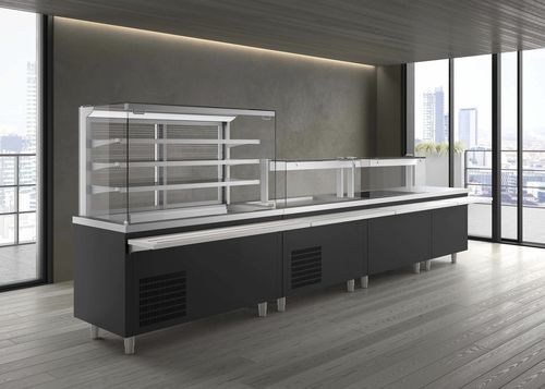 Vitrine réfrigérée comptoir - SELF CUBE - EMAINOX SRL - pour commerce / pour restaurant / en inox