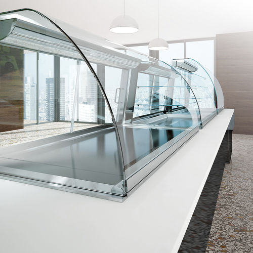 Vitrine réfrigérée professionnelle comptoir - DROP-IN INFINITY - EMAINOX SRL - pour commerce / pour restaurant / pour cuisine professionnelle
