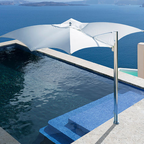 Parasol carré - OCEAN MASTER MAX MANTA CANTILEVER  - TUUCI - déporté / en tissu / en aluminium