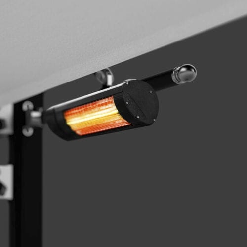 Chauffage infrarouge pour parasol - TUUCI - électrique / professionnel / avec éclairage LED