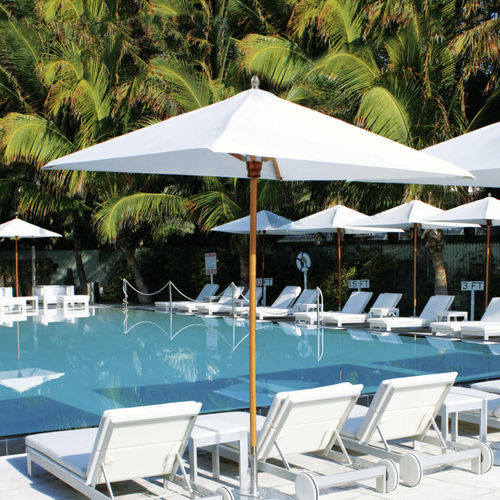Parasol carré - BAY MASTER M1 MARITIME  - TUUCI - octogonal / à mât central / bois
