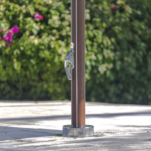 Pied d'ancrage pour parasol en béton - TUUCI - en acier inoxydable
