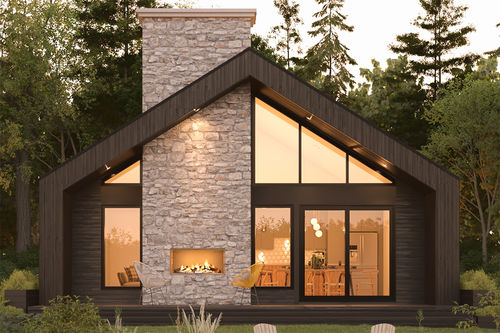 Maison préfabriquée - STE-AGATHE - Industries Bonneville - contemporaine / en bois