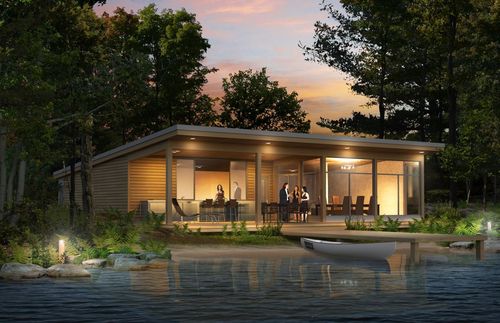 Maison préfabriquée - NATUR-O - Industries Bonneville - contemporaine