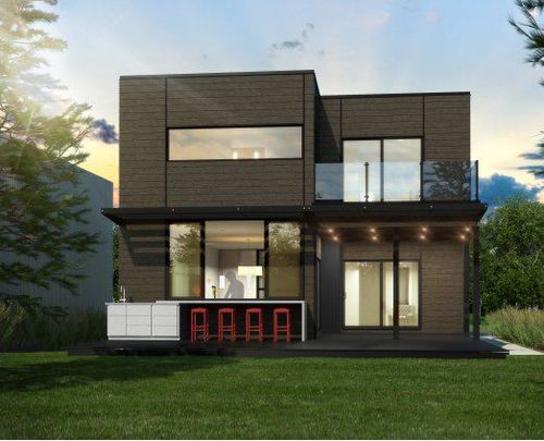 Maison préfabriquée - MAISON - Industries Bonneville - contemporaine / à 2 étages