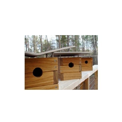 Nichoir en teck - RALPH - wieler - en aluminium / en acier inoxydable / en bois de feuillus