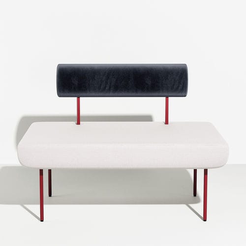 Chauffeuse contemporaine - HOFF - Petite Friture - en tissu / en acier / grise