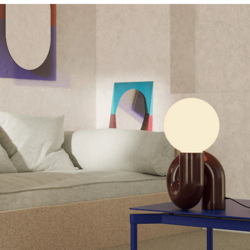 Lampe de table - Neotenic - Petite Friture - en verre / en céramique / contemporaine