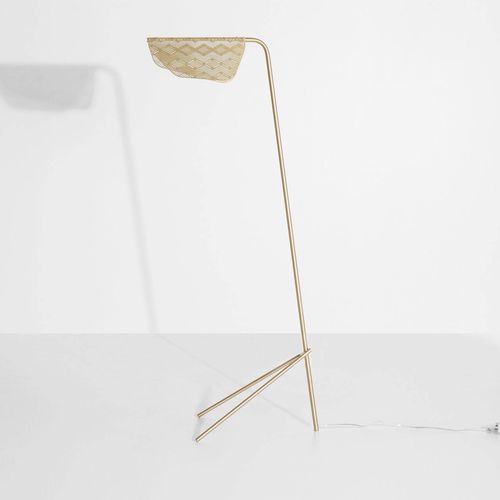 Lampe sur pied - MEDITERRANEA  - Petite Friture - en laiton / en laiton brossé / contemporaine