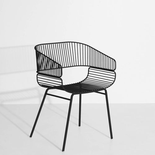 Chaise contemporaine - TRAME - Petite Friture - d'intérieur / en acier peint / avec piètement en acier peint