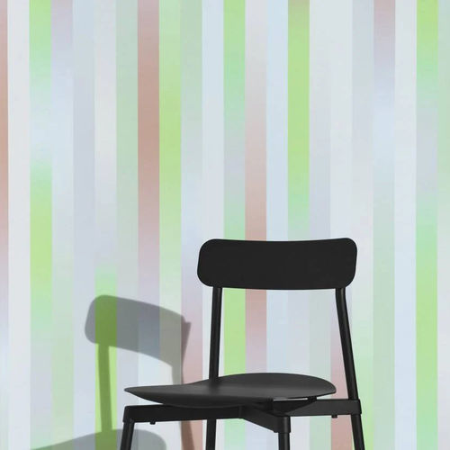 Papier peint contemporain - Carole Baijings - Petite Friture - panoramique / à rayures / multicolore