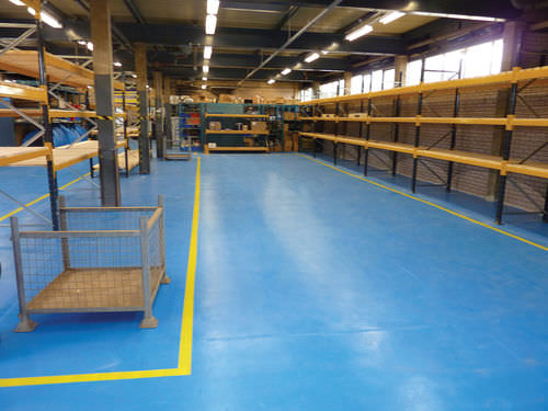 Revêtement de sol en résine époxy liquide - WATER BASED RAPID - Watco Industrial Flooring - ciré / aspect béton ciré / à haute résistance