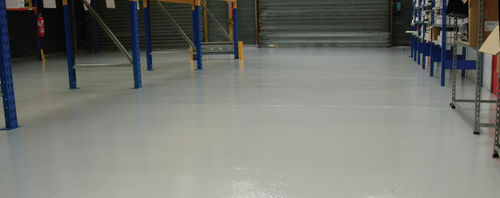 Revêtement de sol en résine époxy liquide - HIGH BUILD 100 - Watco Industrial Flooring - lisse / aspect bois / à haute résistance