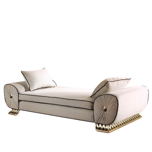 Méridienne classique - FELIPE - Colección Alexandra - en tissu / en bois